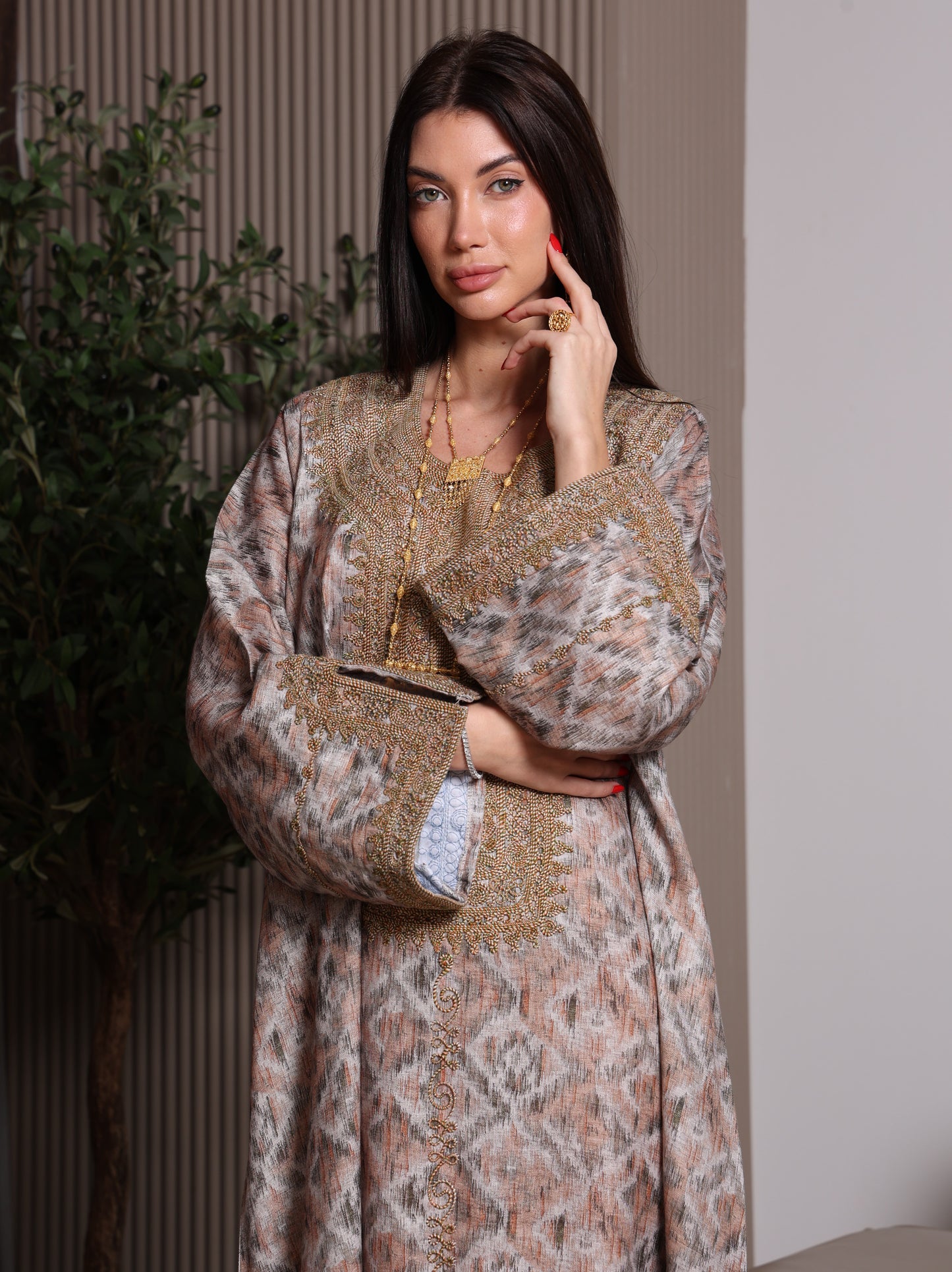 Mocha Mirage Kaftan