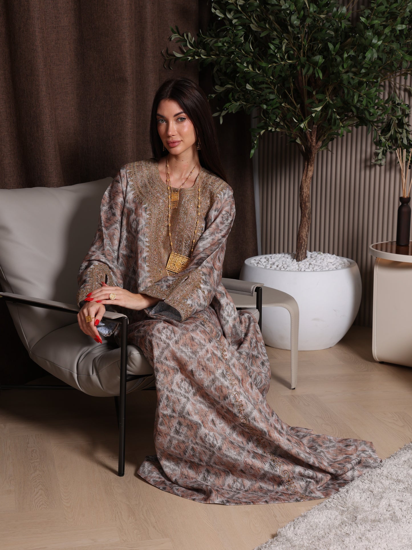 Mocha Mirage Kaftan