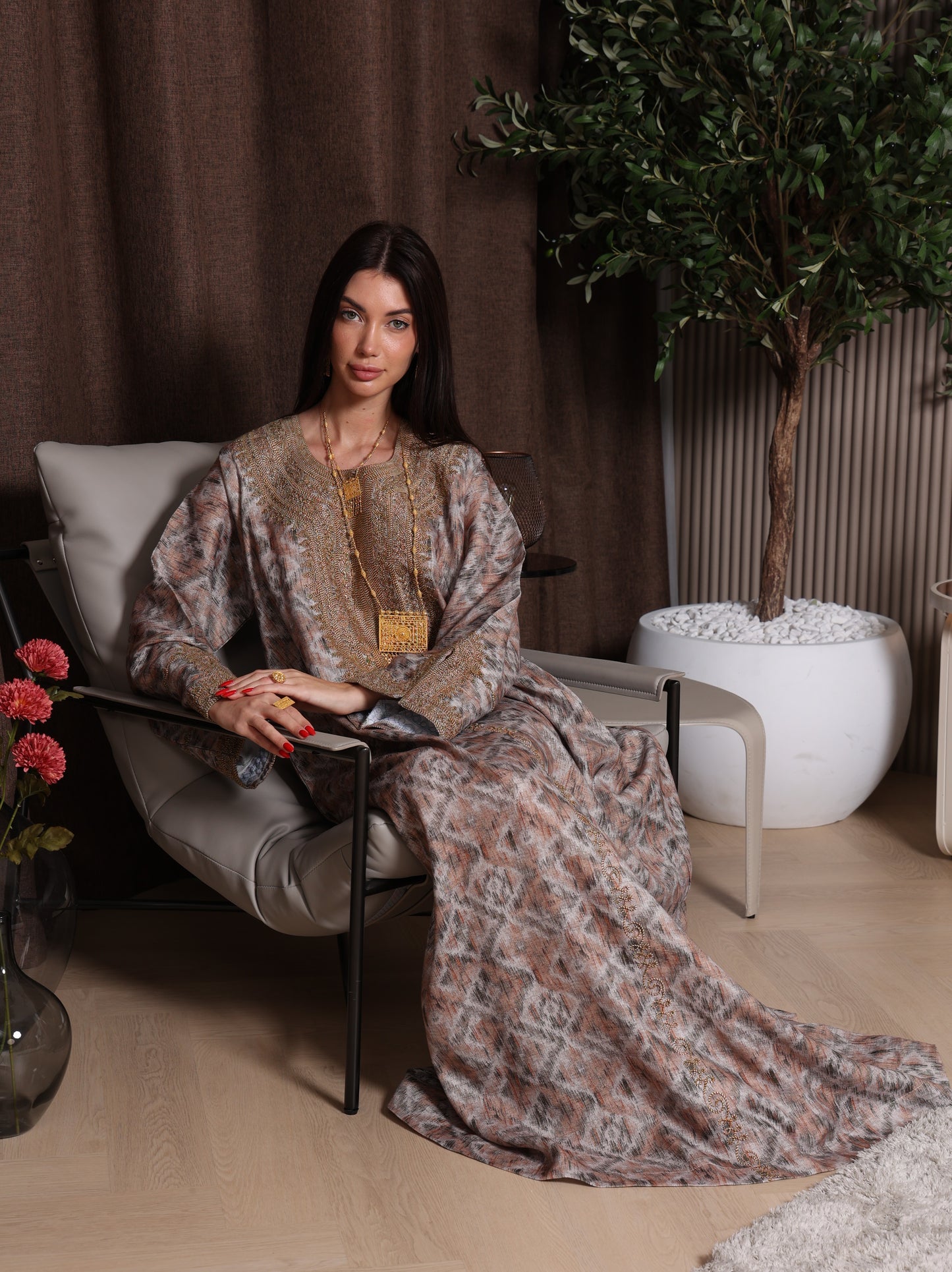 Mocha Mirage Kaftan