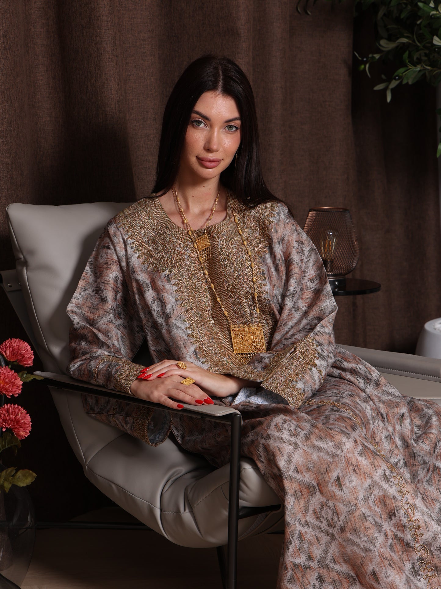 Mocha Mirage Kaftan