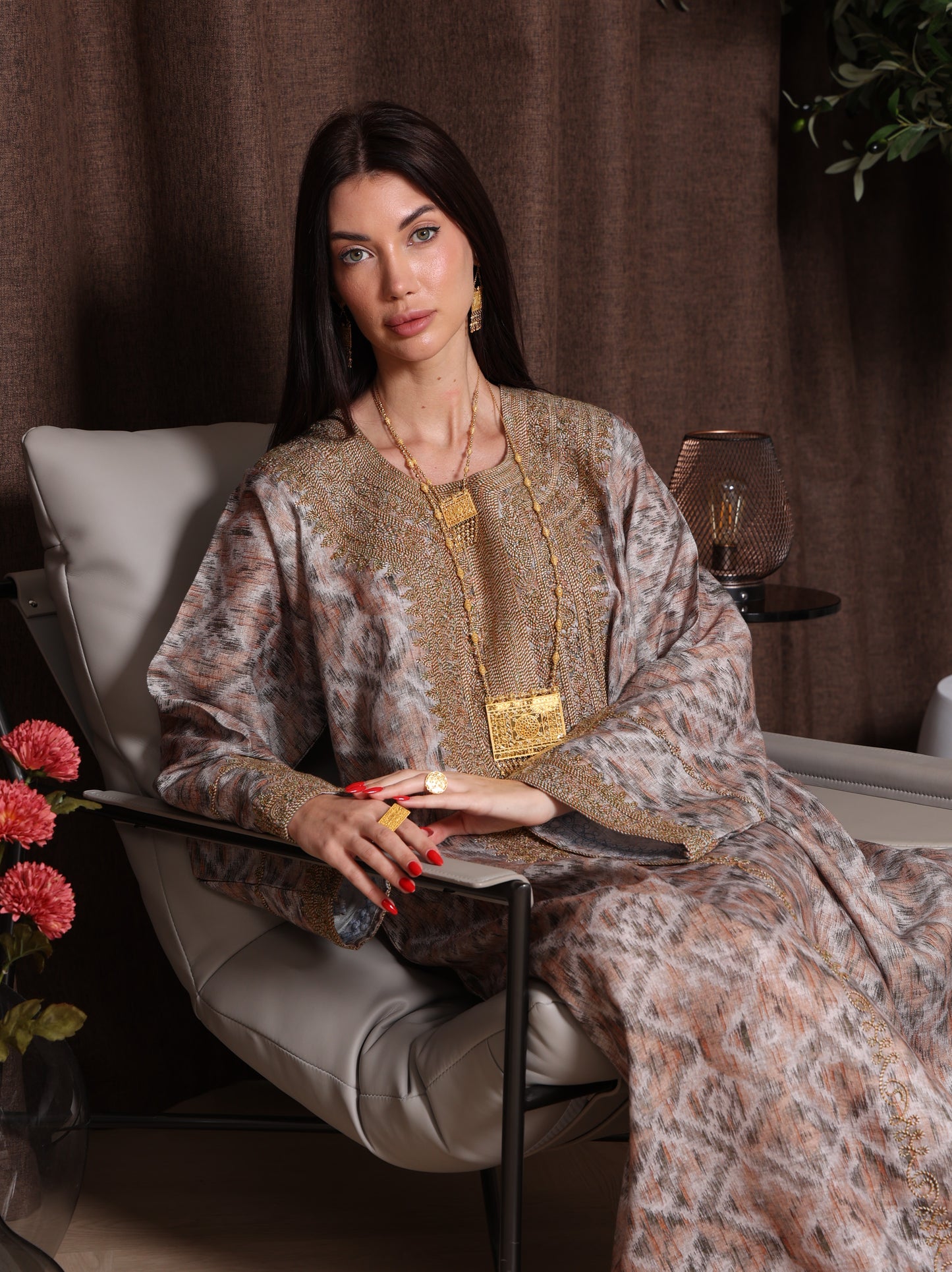 Mocha Mirage Kaftan