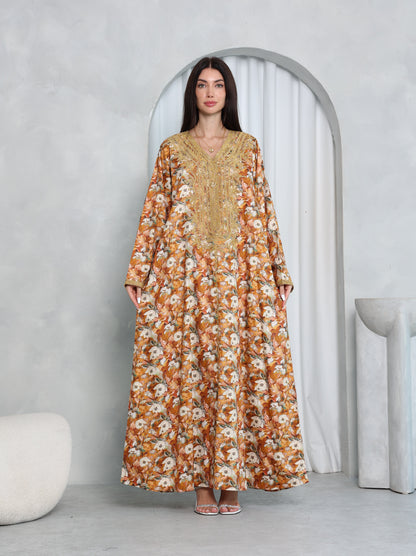 Amber Floral Kaftan