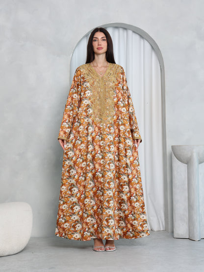 Amber Floral Kaftan