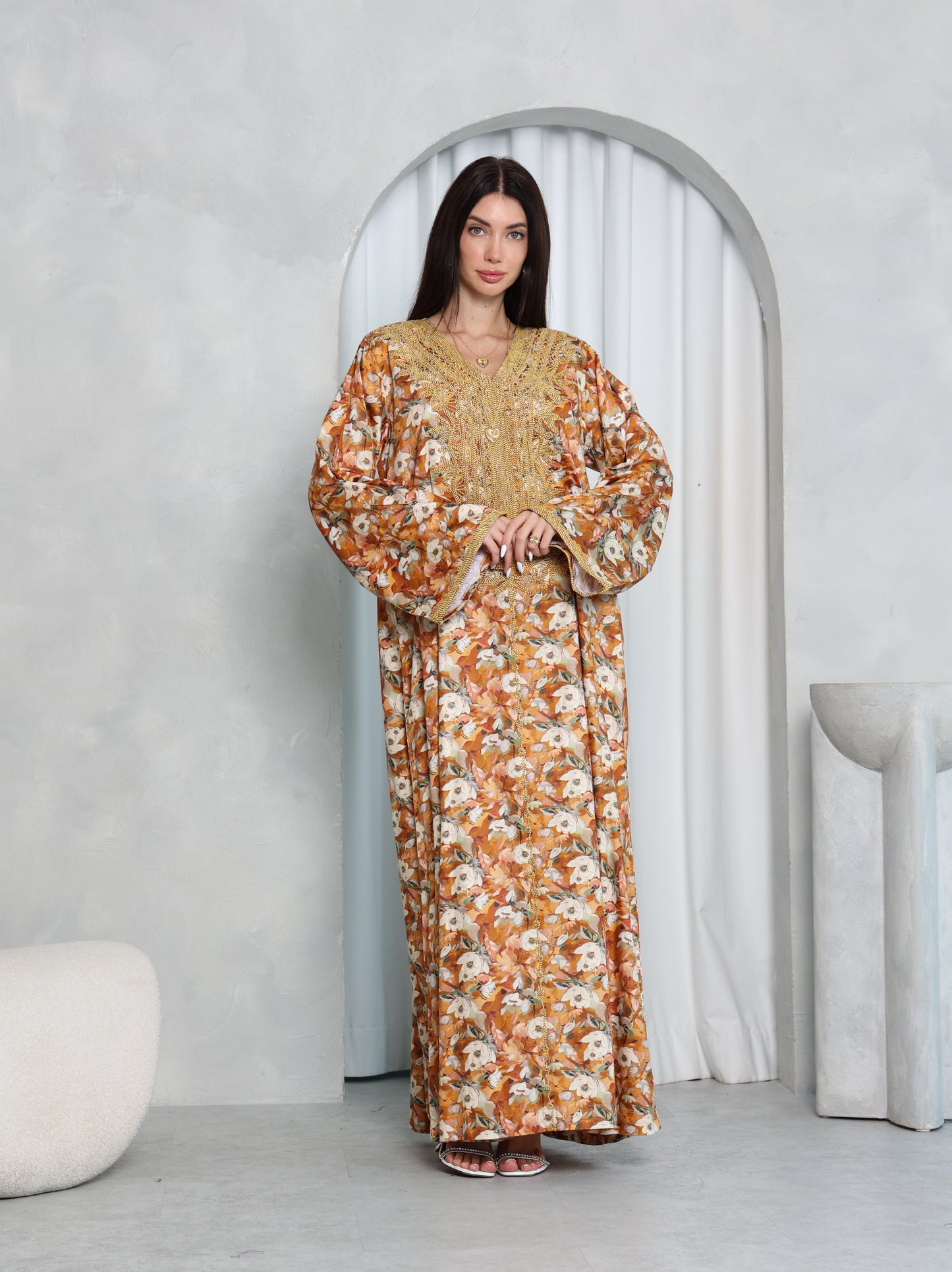 Amber Floral Kaftan