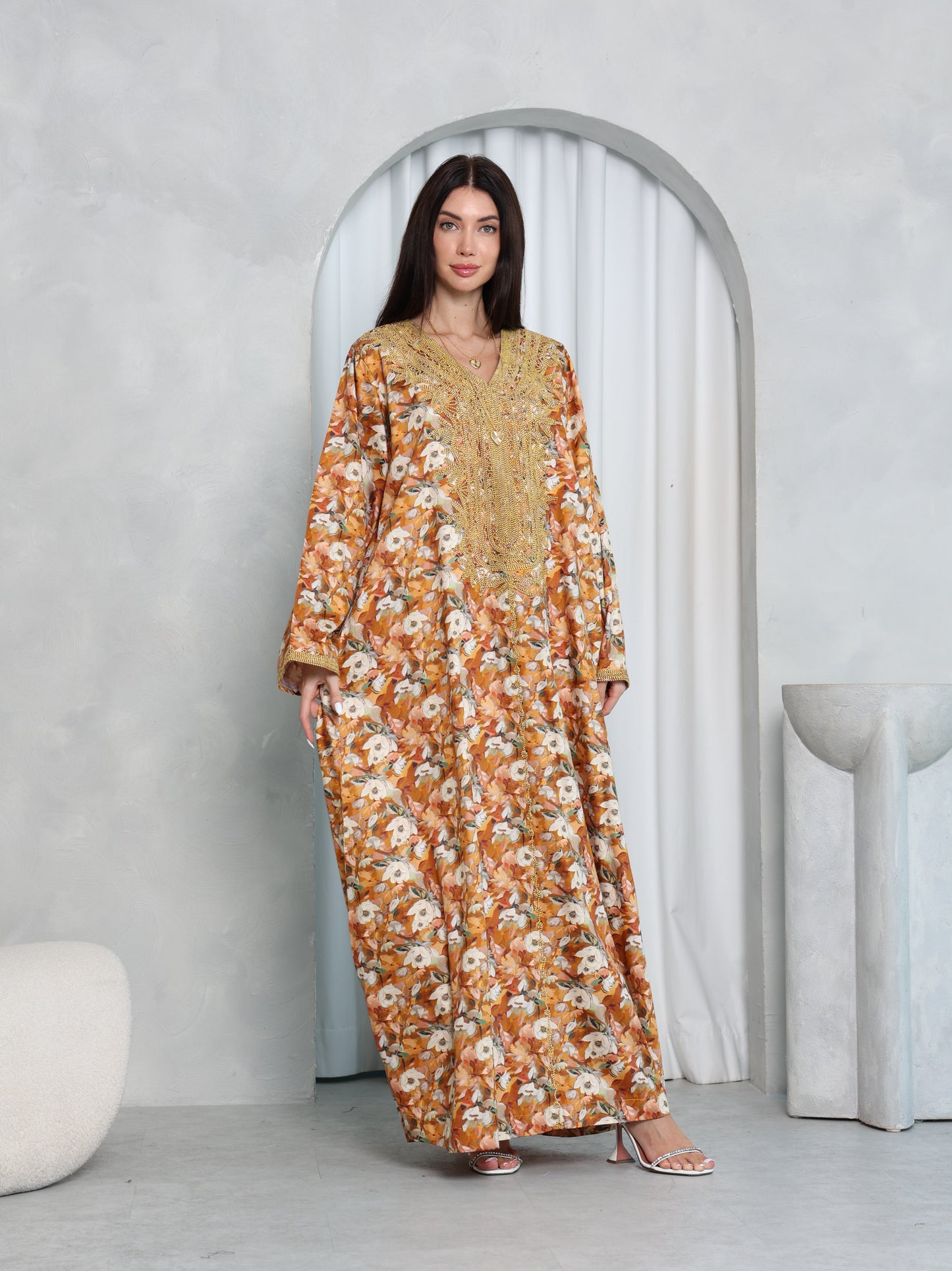 Amber Floral Kaftan