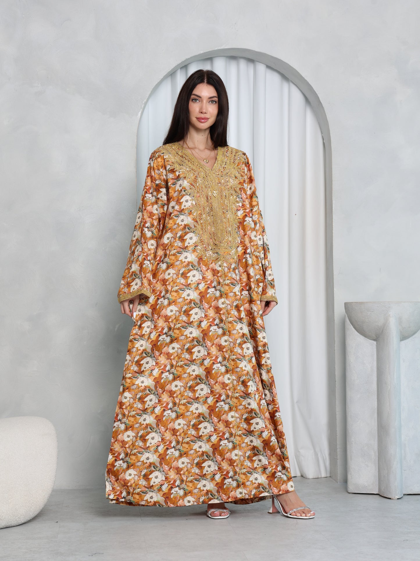 Amber Floral Kaftan
