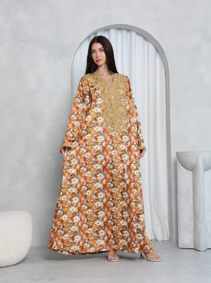 Amber Floral Kaftan