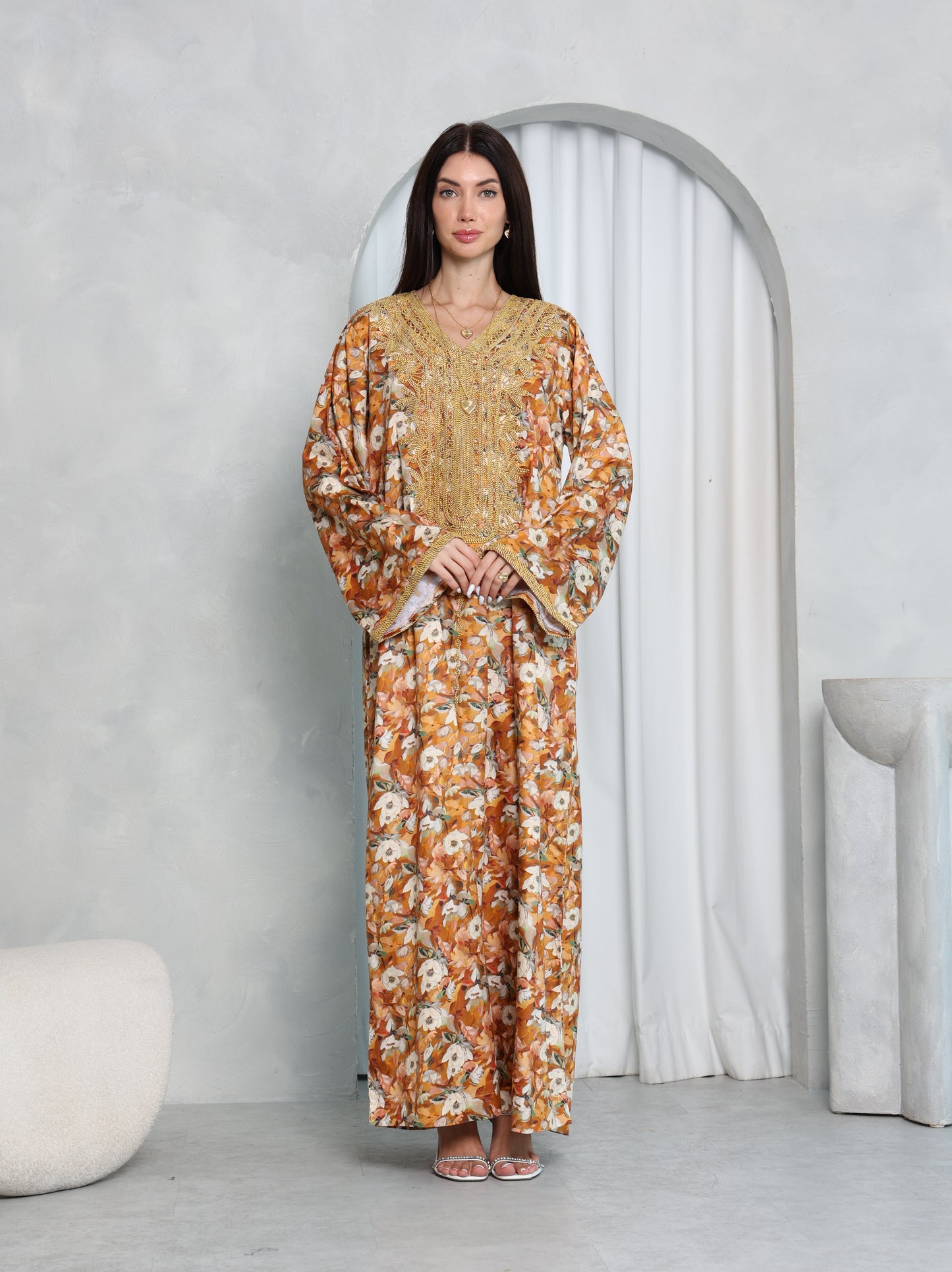 Amber Floral Kaftan