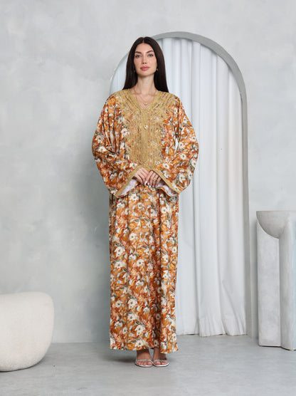 Amber Floral Kaftan