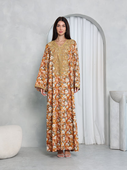 Amber Floral Kaftan