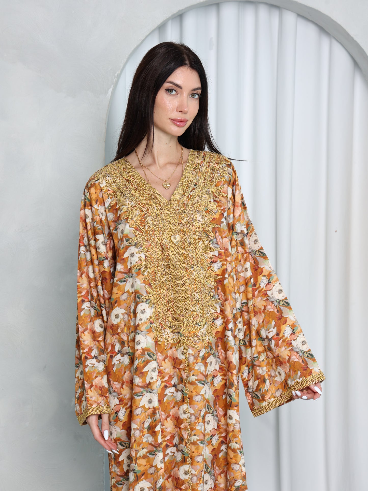 Amber Floral Kaftan