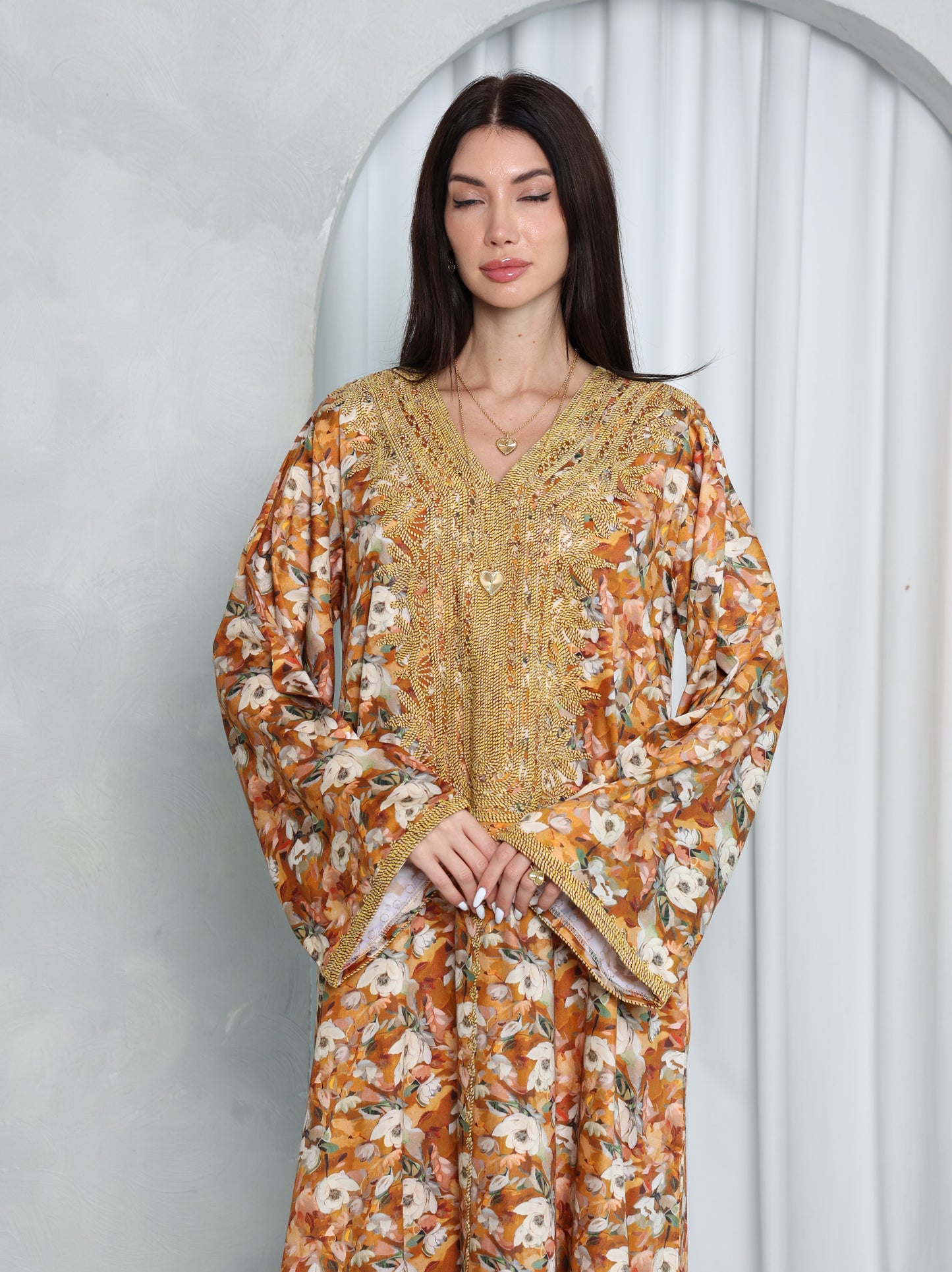 Amber Floral Kaftan
