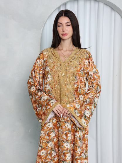 Amber Floral Kaftan
