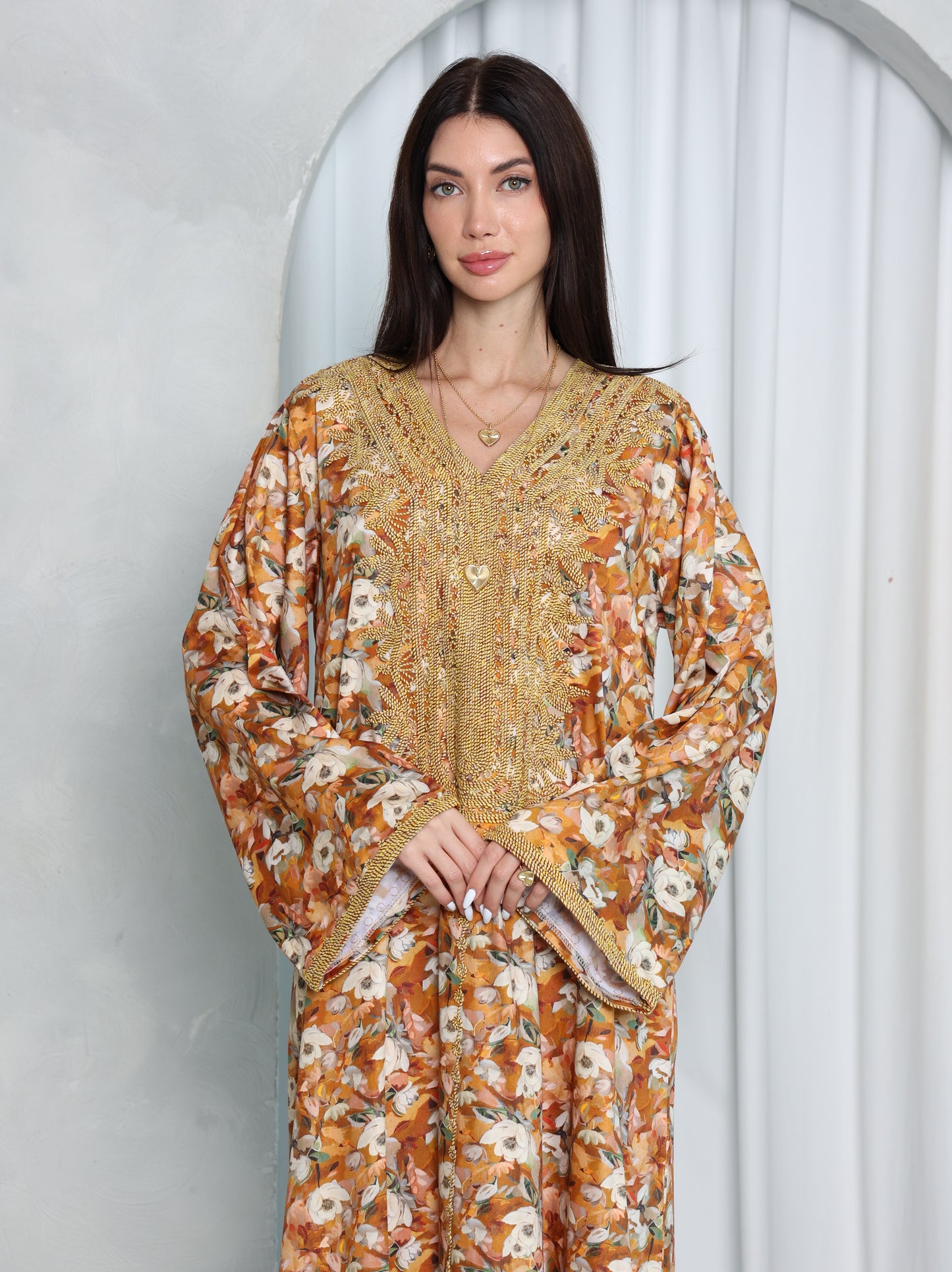 Amber Floral Kaftan