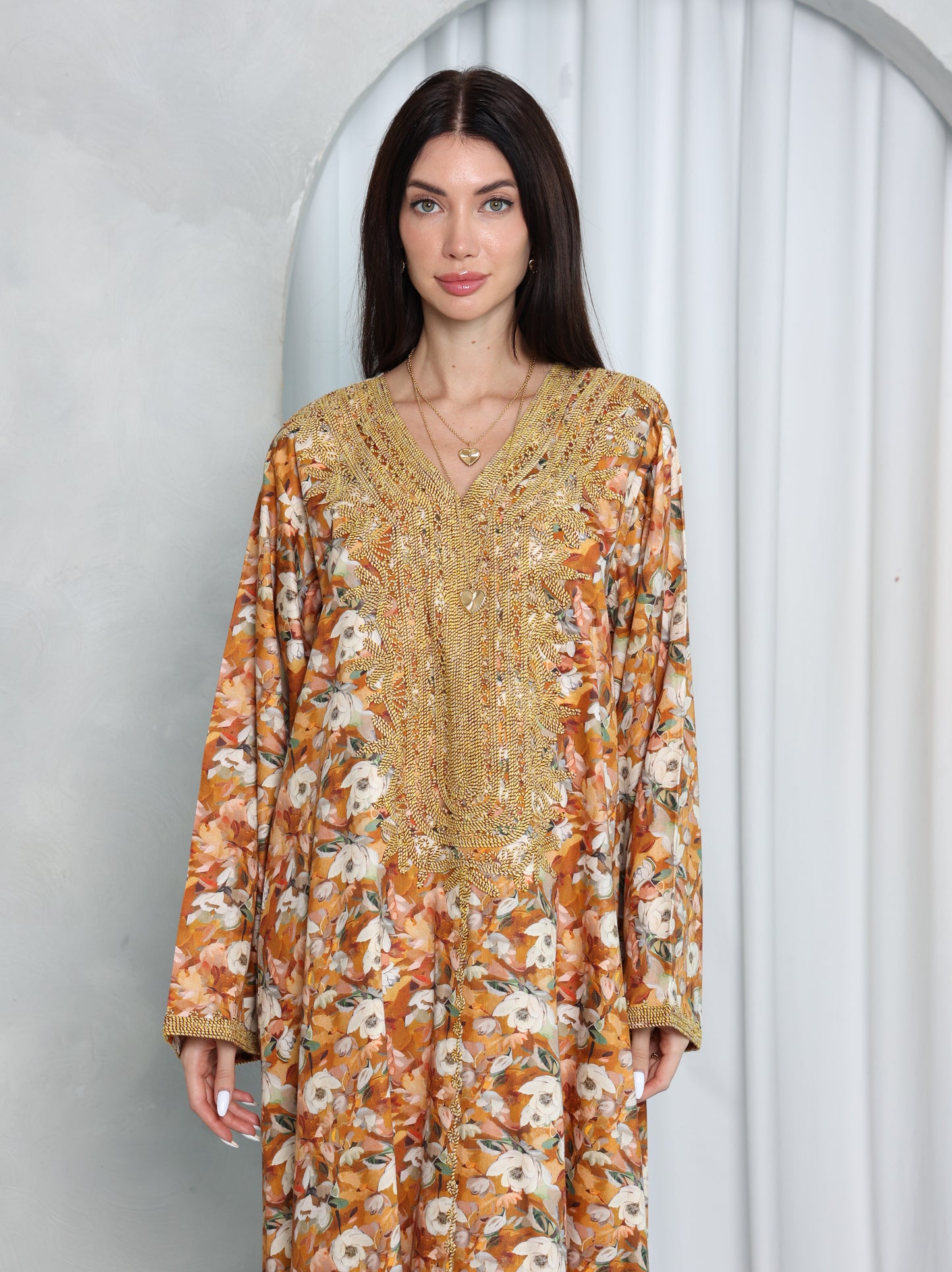 Amber Floral Kaftan