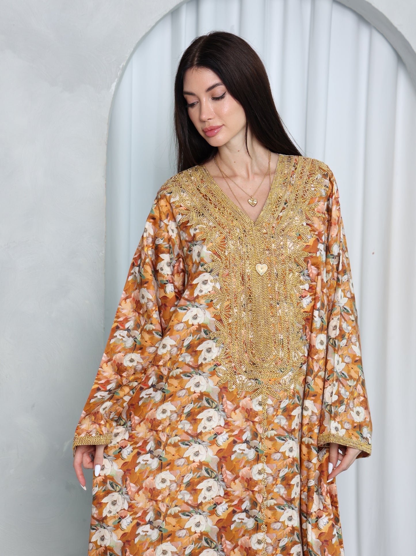 Amber Floral Kaftan