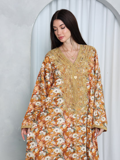 Amber Floral Kaftan