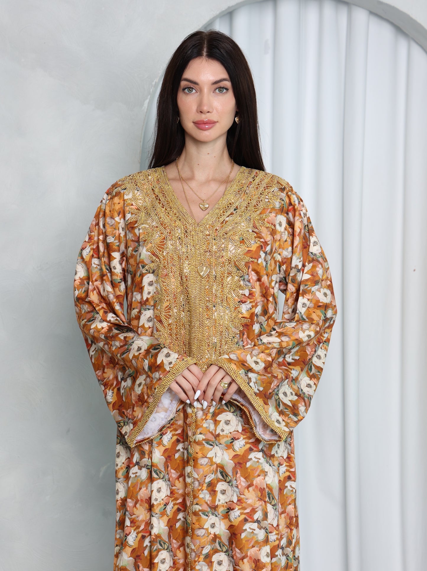 Amber Floral Kaftan