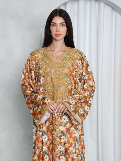 Amber Floral Kaftan