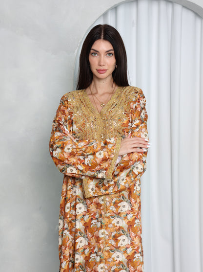 Amber Floral Kaftan