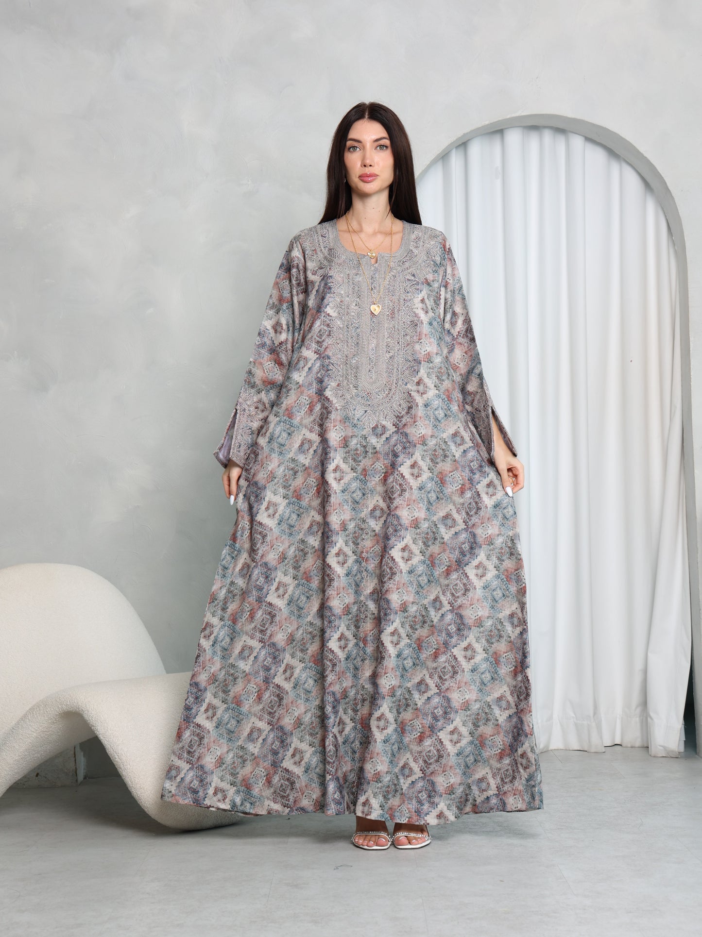 Slate Diamond Kaftan