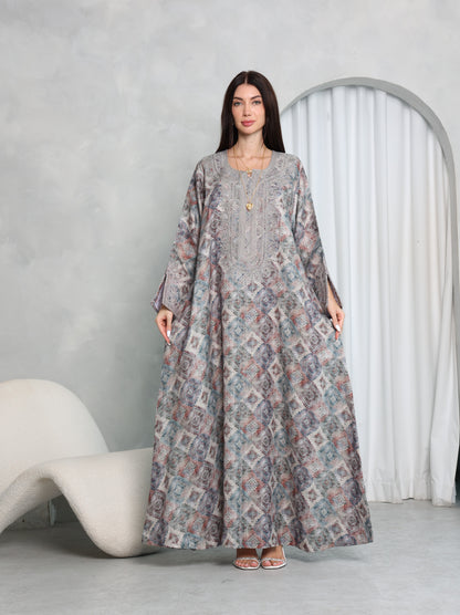 Slate Diamond Kaftan