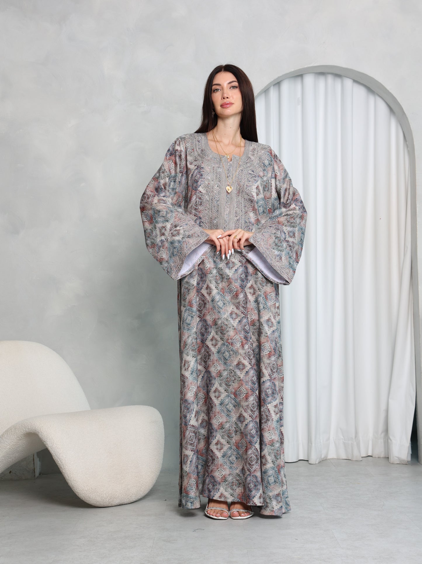 Slate Diamond Kaftan