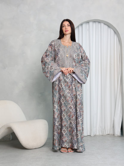 Slate Diamond Kaftan