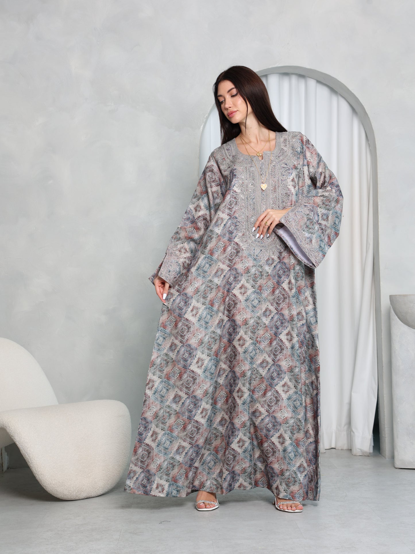 Slate Diamond Kaftan