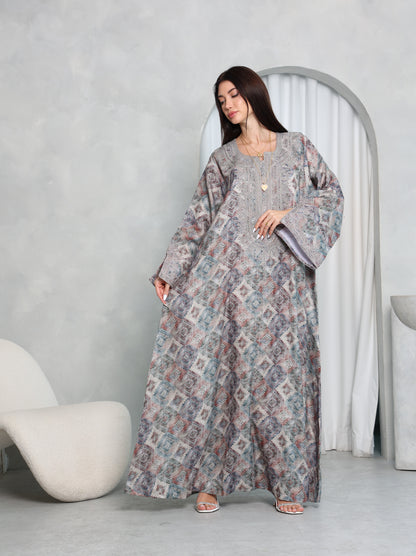 Slate Diamond Kaftan