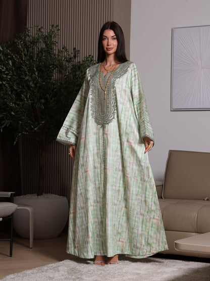 Mint Frost Kaftan