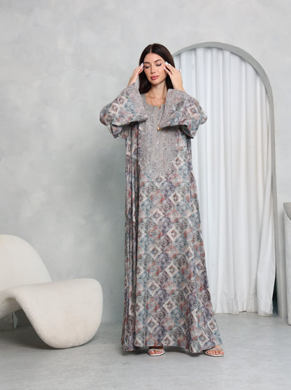 Slate Diamond Kaftan