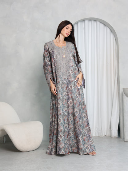 Slate Diamond Kaftan