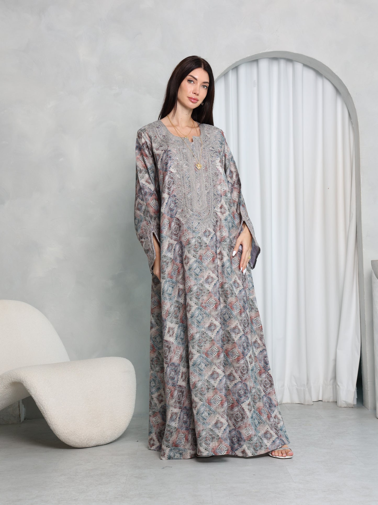 Slate Diamond Kaftan