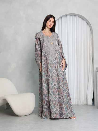 Slate Diamond Kaftan