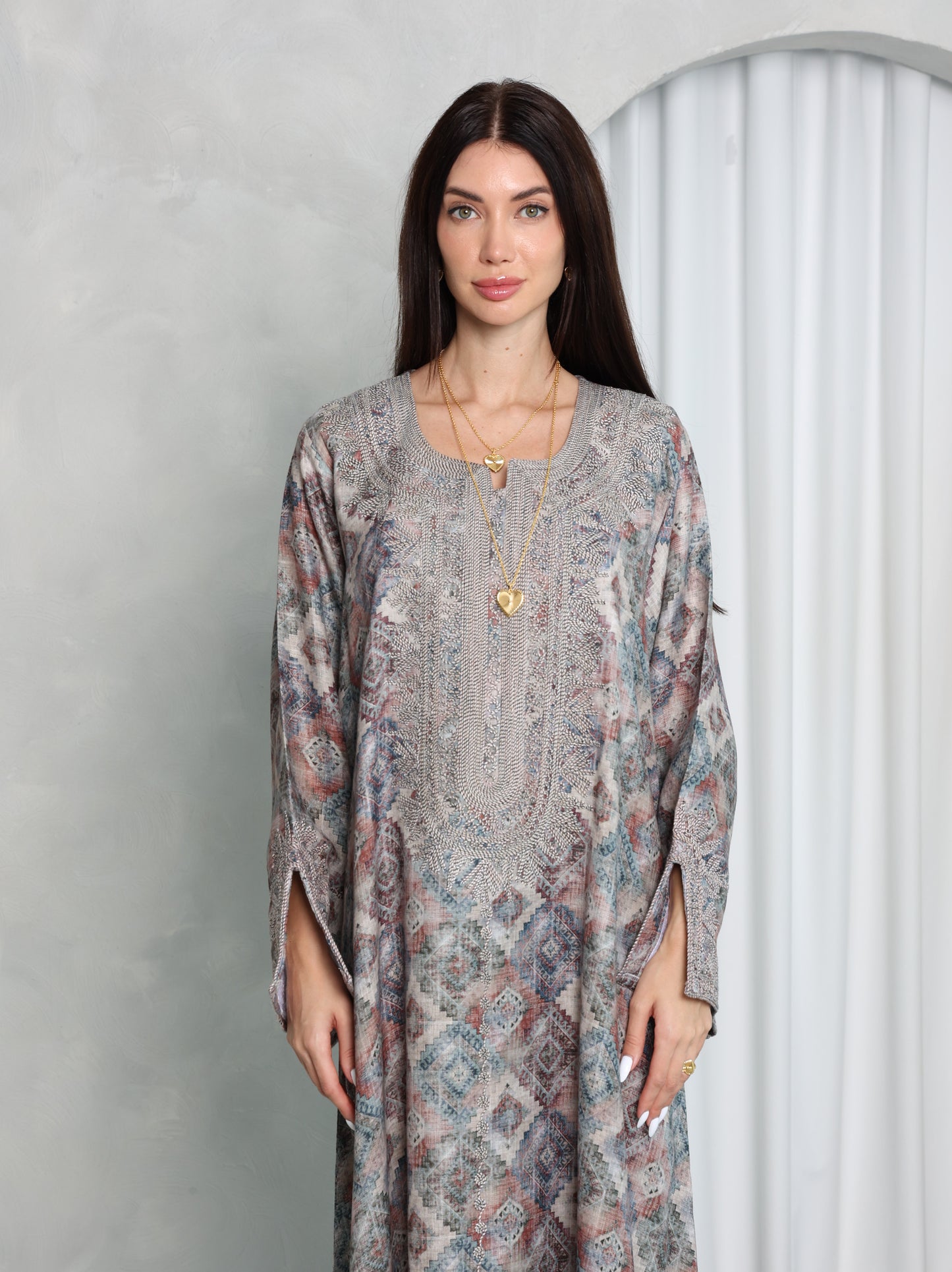 Slate Diamond Kaftan
