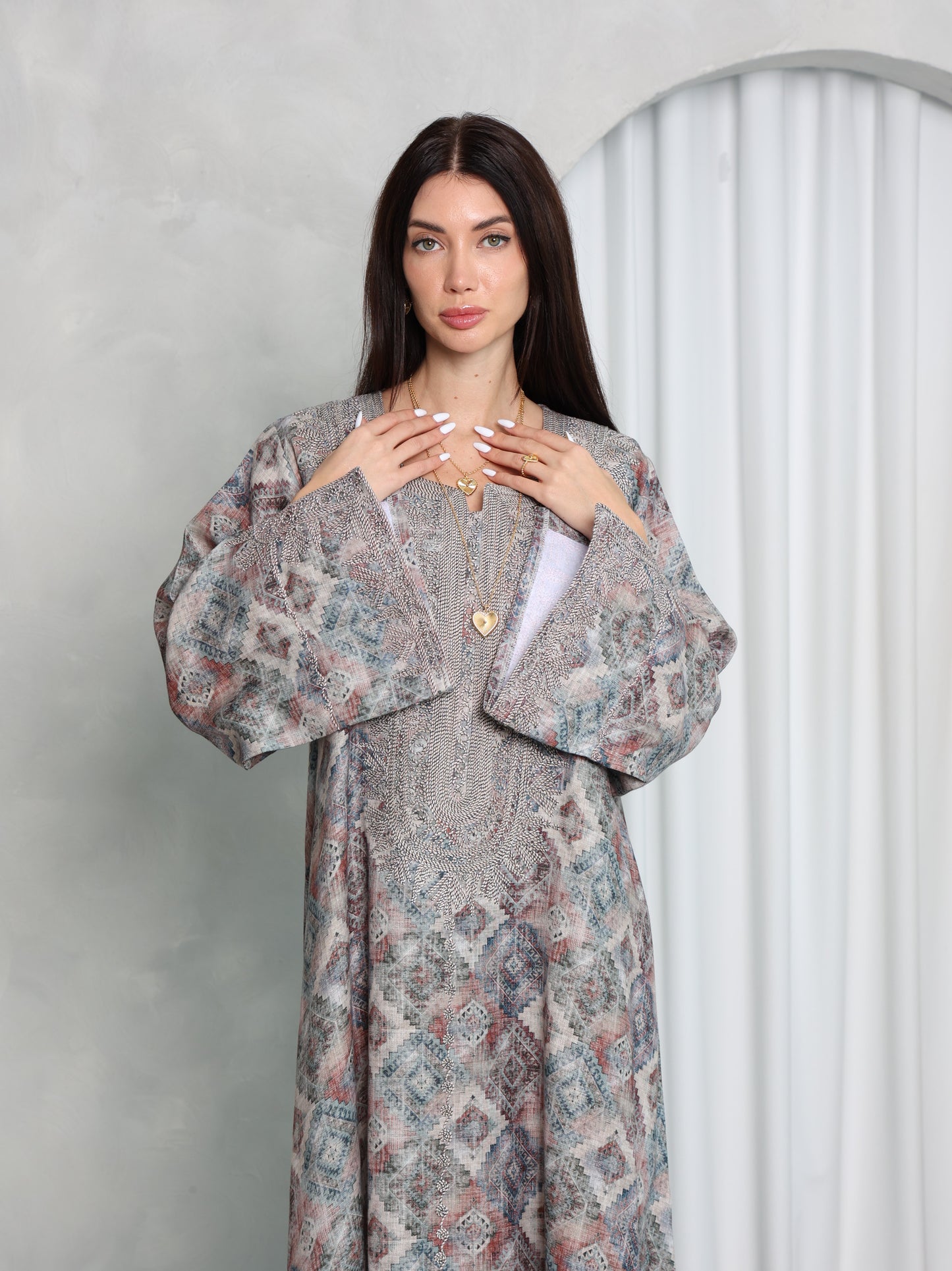 Slate Diamond Kaftan