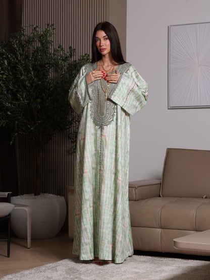 Mint Frost Kaftan