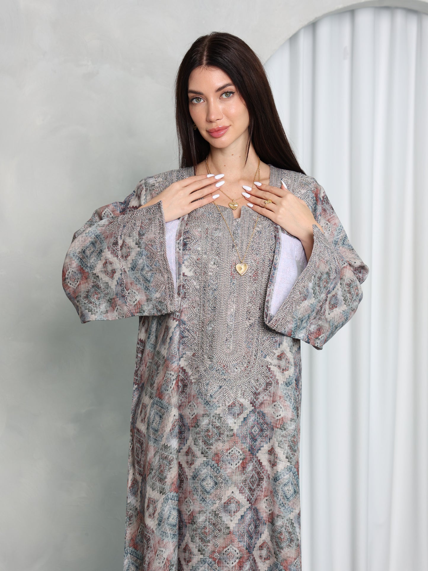 Slate Diamond Kaftan