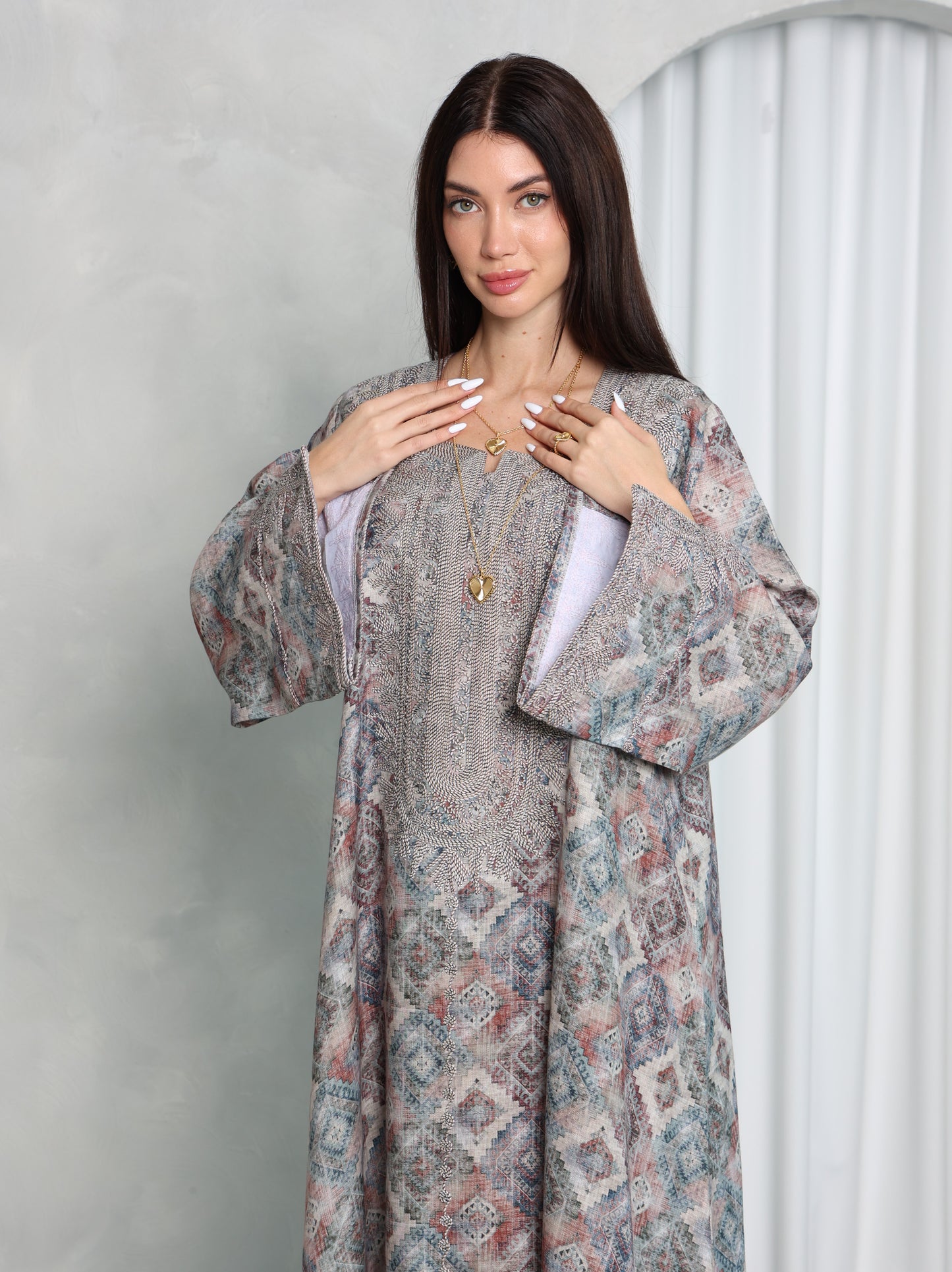 Slate Diamond Kaftan