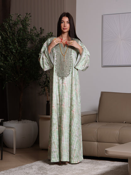 Mint Frost Kaftan