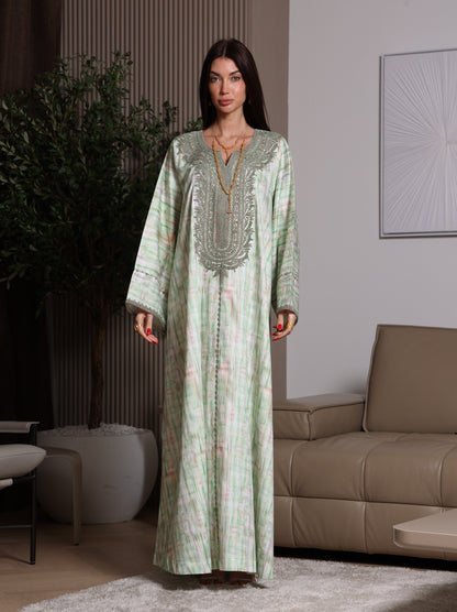 Mint Frost Kaftan