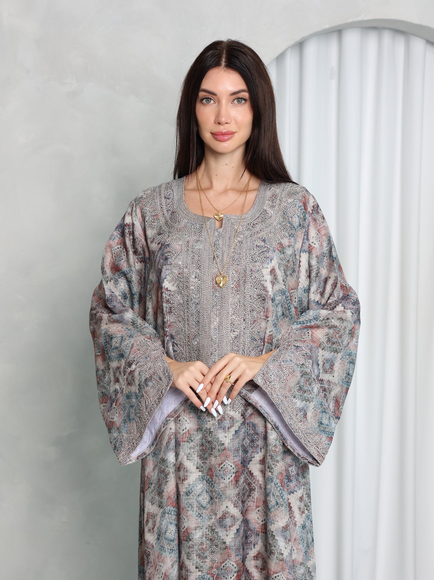 Slate Diamond Kaftan
