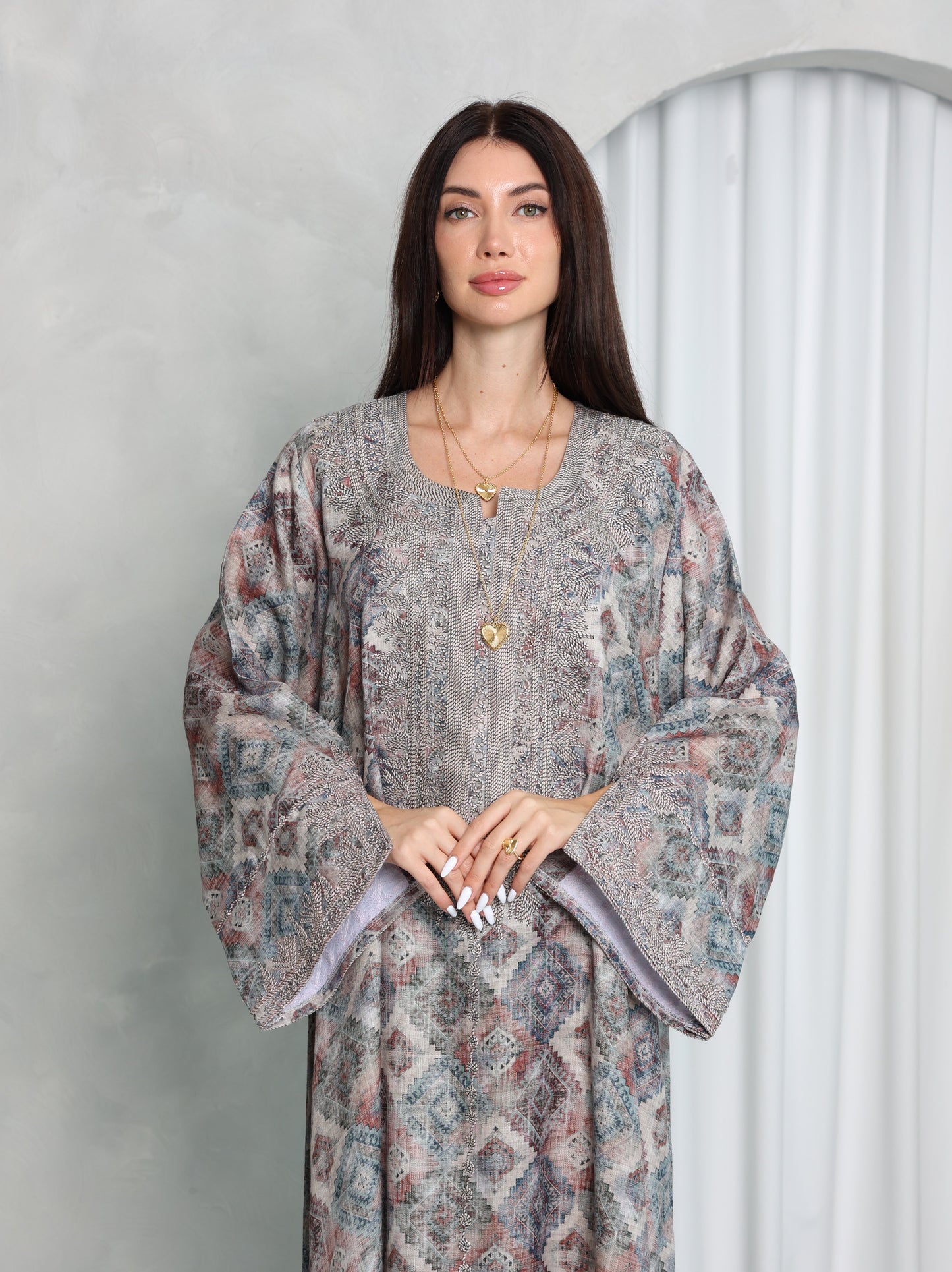 Slate Diamond Kaftan