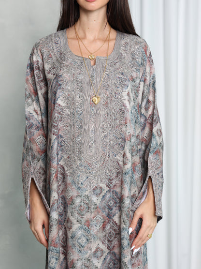 Slate Diamond Kaftan