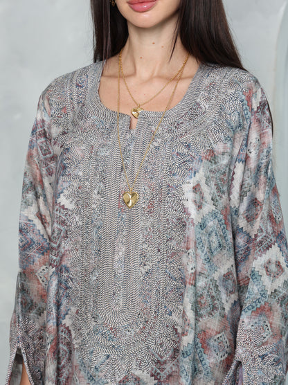 Slate Diamond Kaftan