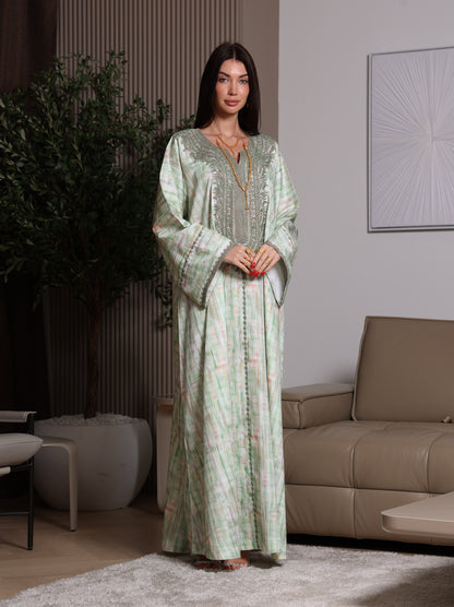 Mint Frost Kaftan