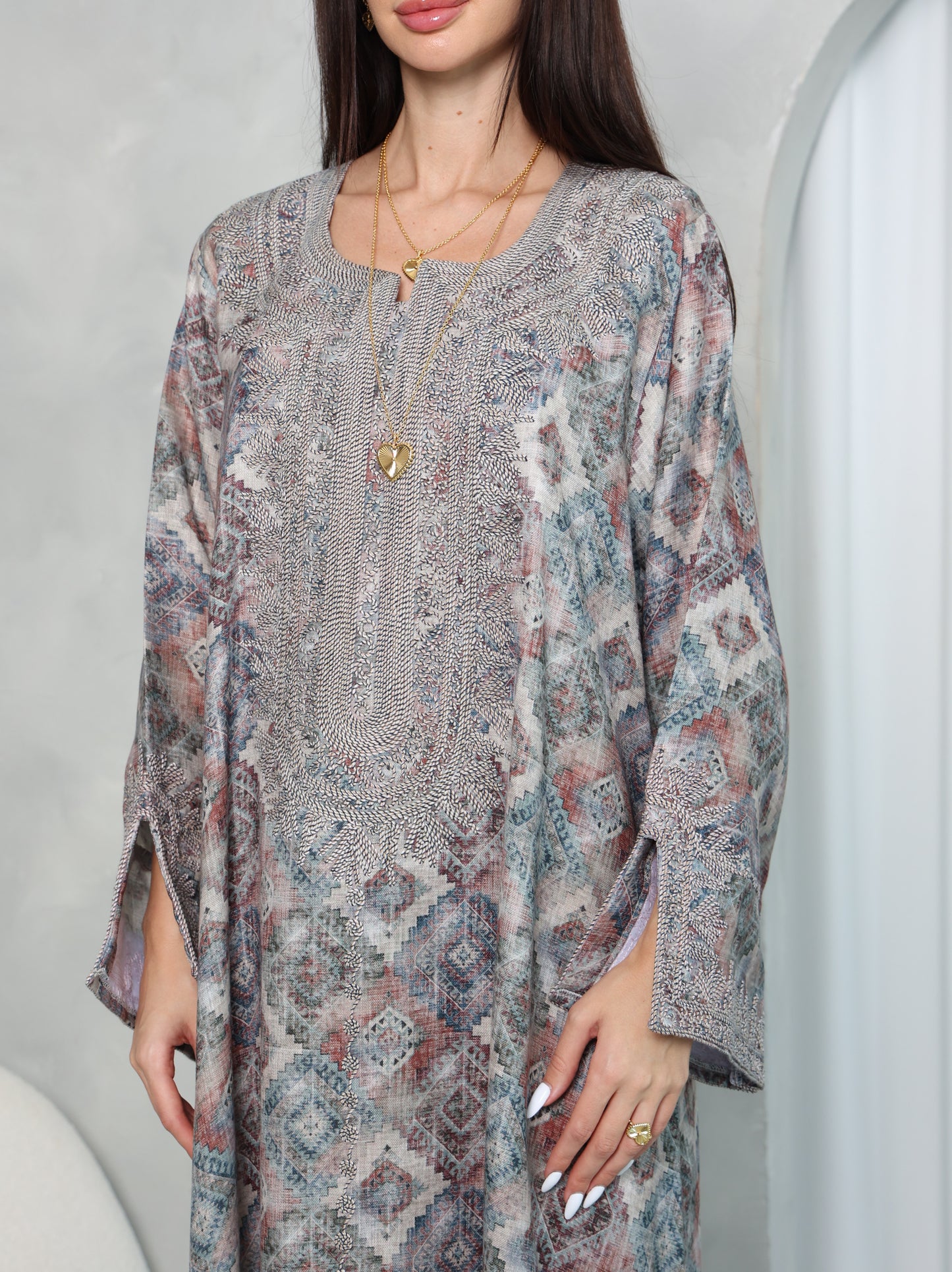 Slate Diamond Kaftan