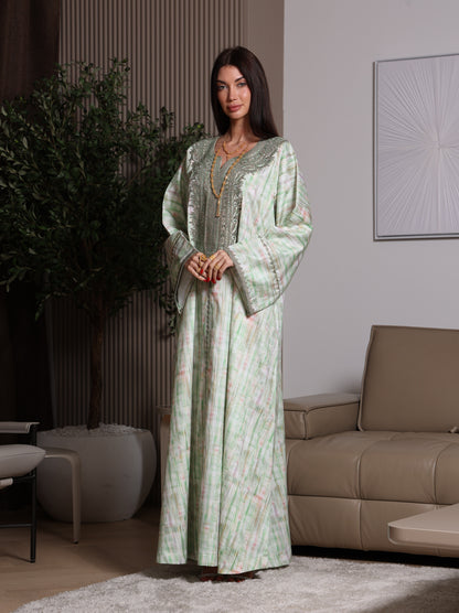 Mint Frost Kaftan