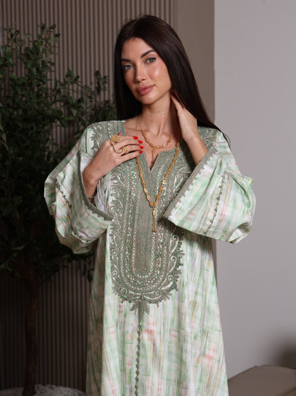 Mint Frost Kaftan